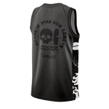 Crash it - Black Unisex Sleeveless Rash Guard