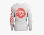 NARKEDFISH - White Unisex Long Sleeve Rash Guard