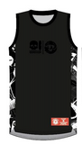 Crash it - Black Unisex Sleeveless Rash Guard