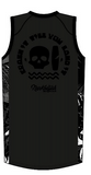 Crash it - Black Unisex Sleeveless Rash Guard