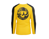 B.Lee - Yellow Unisex Long Sleeve Rash Guard
