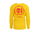 Crash it - Yellow Unisex Long Sleeve Rash Guard