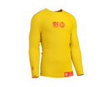 Crash it - Yellow Unisex Long Sleeve Rash Guard