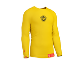 Kiss my Board - Yellow Unisex Long Sleeve Rash Guard (Copy)