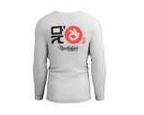 OK - White Unisex Long Sleeve Rash Guard