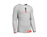 OK - White Unisex Long Sleeve Rash Guard