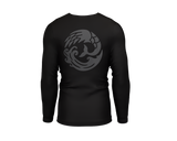 Narkedfish - Black on Black  Long Sleeve Rash Guard