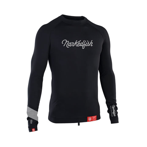 Narkedfish - Long Sleeve Rash Guard - White